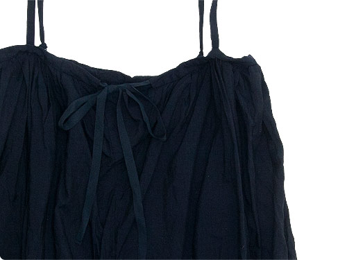 TOUJOURS Drawstring Suspender Skirt