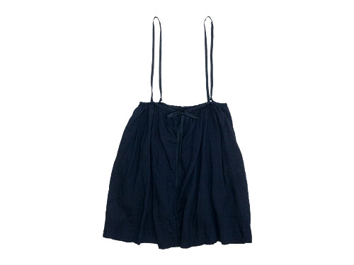 TOUJOURS（トゥジュー） Drawstring Suspender Skirt NAVY STRIPE  
