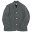 TATAMIZE -SIMME- STAND COLLAR JACKET TWEED GRAY