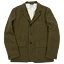 ENDS and MEANS Grandpa Wool Jacket OLIVE