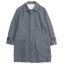 TOUJOURS Over Size Soutien Collar Coat HERRINGBONE