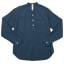 MHL. G.D. POPLIN NOCOLLAR P/O SHIRTS 114BLUE 〔メンズ〕