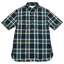 EEL HIMAWARI SHIRTS 27NAVY MADRAS