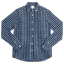 maillot sunset big gingham B.D. shirts BIG BLUE x BLACK