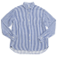 maillot nel stripe regular shirts BLUE x WHITE