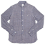 maillot sunset gingham round work shirts BROWN x BLUE