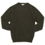 MARGARET HOWELL CASHMERE SADDLE CREW KNIT 143MOSS 〔メンズ〕
