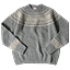BRICK FAIRISLE YOKE KNIT FLANNEL