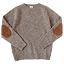 BRICK CREW NECK KNIT パッチ付き COBBLE STONE