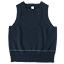 TATAMIZE WOOL KNIT VEST NAVY