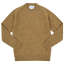 Charpentier de Vaisseau Shetland Crew Sweater MUSTARD