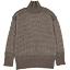 TATAMIZE WOOL HI NECK KNIT MOCA
