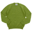 Jamieson's CREW NECK KNIT SOLID 1140Granny Smith