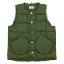 ENDS and MEANS Quilting Vest OLIVE