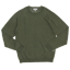 MARGARET HOWELL MELANGE LINEN KNIT 180DARK OLIVE 〔メンズ〕